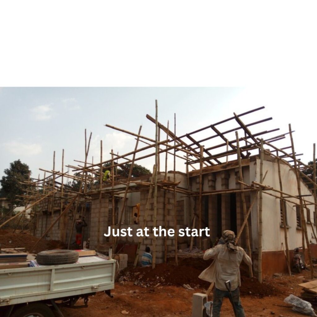 Remodelling of an old building of 90s to a new modem style.